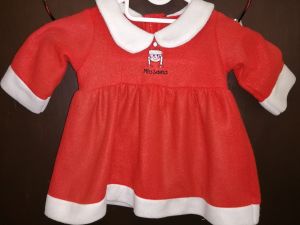 Kids Costumes to Hire - Santa  Dress - Baby Girl